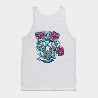 Skulls and roses Tank Top